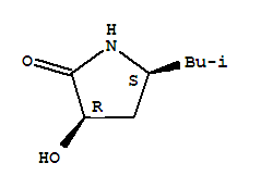 (3R,5S)-(9Ci)-3-羟基-5-(2-甲基丙基)-2-吡咯烷酮结构式_355143-55-4结构式