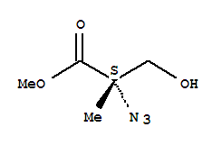 (2S)-(9Ci)-2-叠氮基-3-羟基-2-甲基丙酸甲酯结构式_356048-03-8结构式