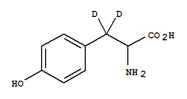 Dl-4-hydroxyphenylalanine-3,3-d2 Structure,35693-18-6Structure