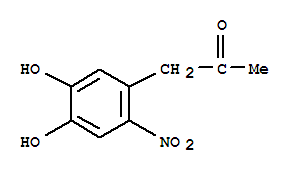 (9Ci)-1-(4,5-二羟基-2-硝基苯基)-2-丙烷酮结构式_357179-16-9结构式