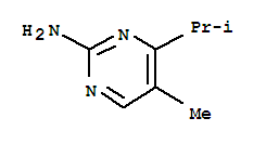 (9ci)-5-甲基-4-(1-甲基乙基)-2-嘧啶胺结构式_35733-55-2结构式