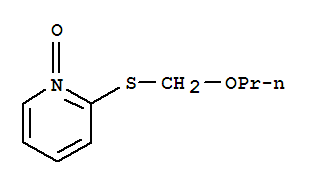 (6ci,7ci,9ci)-2-[(丙氧基甲基)硫代]-吡啶,1-氧化物结构式_35924-33-5结构式