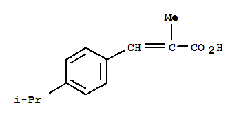 (9ci)-2-甲基-3-[4-(1-甲基乙基)苯基]-2-丙酸结构式_3602-26-4结构式