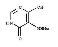 (6ci,7ci,8ci)-5-(甲基氨基)-4,6-嘧啶二醇结构式_3602-99-1结构式