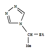 4H-1,2,4-triazole,4-(1-methylpropyl)-(9ci) Structure,36175-36-7Structure