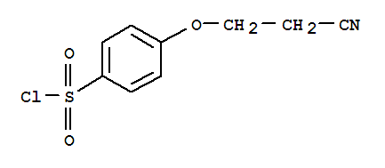 Benzenesulfonyl chloride, 4-(2-cyanoethoxy)-(9ci) Structure,362476-05-9Structure