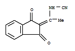 (9ci)-[1-(1,3-二氢-1,3-二氧代-2H-茚-2-基)乙基]-氨腈结构式_362499-35-2结构式