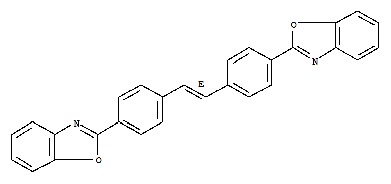 Benzoxazole, 2,2-[(1e)-1,2-ethenediyldi-4,1-phenylene]bis-(9ci) Structure,36422-63-6Structure