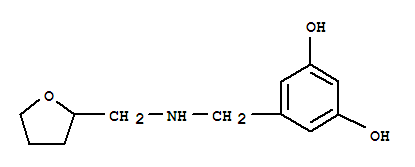 1,3-Benzenediol ,5-[[[(tetrahydro-2-furanyl)methyl ]amino]methyl ]-(9ci) Structure,364366-00-7Structure