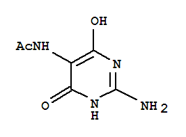 (9ci)-n-(2-氨基-1,4-二氢-6-羟基-4-氧代-5-嘧啶)-乙酰胺结构式_364387-48-4结构式