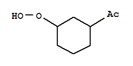 1-(3-Hydroperoxycyclohexyl)ethanone Structure,364594-08-1Structure