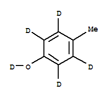 对甲酚-D5结构式_3646-98-8结构式