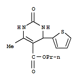 5-Pyrimidinecarboxylicacid,1,2,3,4-tetrahydro-6-methyl-2-oxo-4-(2-thienyl)-,propylester(9ci) Structure,364620-13-3Structure