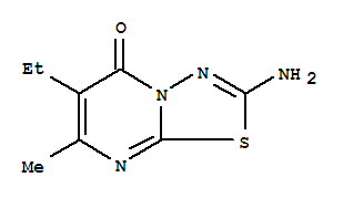 5H-1,3,4-thiadiazolo[3,2-a]pyrimidin-5-one,2-amino-6-ethyl-7-methyl-(9ci) Structure,364743-06-6Structure