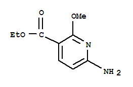 (9CI)-6-氨基-2-甲氧基-3-吡啶羧酸乙酯结构式_365256-43-5结构式