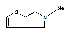 4H-thieno[2,3-c]pyrrole,5,6-dihydro-5-methyl-(9ci) Structure,365998-43-2Structure