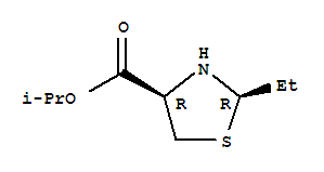 Isopropyl (2r,4r)-2-ethyl-1,3-thiazolidine-4-carboxylate Structure,366806-80-6Structure