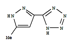 2H-tetrazole,5-(5-methyl-1h-pyrazol-3-yl)- Structure,36764-55-3Structure