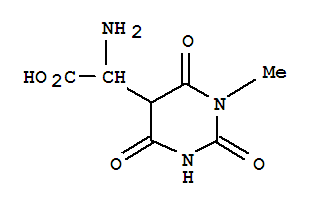 (9Ci)-Alpha-氨基六氢-1-甲基-2,4,6-三氧代-乙酸结构式_368430-27-7结构式