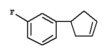 Benzene,1-(3-cyclopenten-1-yl)-3-fluoro-(9ci) Structure,369650-25-9Structure