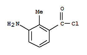 Benzoyl chloride,3-amino-2-methyl-(9ci) Structure,370580-66-8Structure