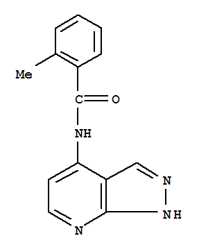 Benzamide,2-methyl-n-1h-pyrazolo[3,4-b]pyridin-4-yl-(9ci) Structure,370588-90-2Structure