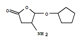 2(3H)-furanone,4-amino-5-(cyclopentyloxy)dihydro-(9ci) Structure,370875-31-3Structure