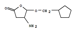 2(3H)-furanone,4-amino-5-(cyclopentylmethoxy)dihydro-(9ci) Structure,370875-33-5Structure