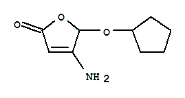 2(5H)-furanone,4-amino-5-(cyclopentyloxy)-(9ci) Structure,370876-82-7Structure