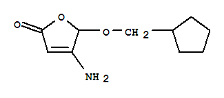 2(5H)-furanone,4-amino-5-(cyclopentylmethoxy)-(9ci) Structure,370876-84-9Structure