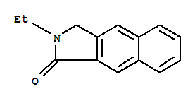 1H-benz[f]isoindol-1-one,2-ethyl-2,3-dihydro-(9ci) Structure,371165-99-0Structure