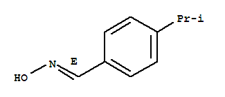 Benzaldehyde, 4-(1-methylethyl)-, oxime, (e)-(9ci) Structure,3717-17-7Structure