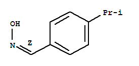 Benzaldehyde, 4-(1-methylethyl)-, oxime, (z)-(9ci) Structure,3717-18-8Structure