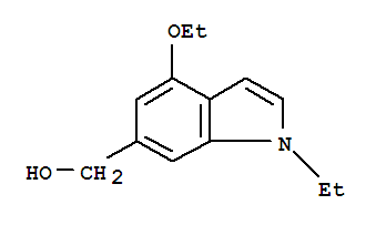 1H-indole-6-methanol ,4-ethoxy-1-ethyl-(9ci) Structure,372099-99-5Structure