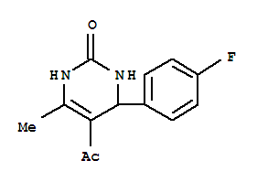 2(1H)-pyrimidinone,5-acetyl-4-(4-fluorophenyl)-3,4-dihydro-6-methyl-(9ci) Structure,372171-37-4Structure