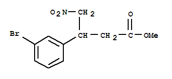 Methyl 3-(3-bromophenyl)-4-nitrobutanoate Structure,372944-86-0Structure