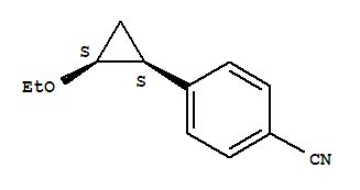 Benzonitrile,4-[(1r,2r)-2-ethoxycyclopropyl ]-,rel-(9ci) Structure,374081-52-4Structure