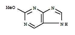 (9ci)-2-甲氧基-1H-嘌呤结构式_37432-20-5结构式