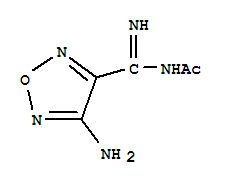 (9ci)-n-[(4-氨基-1,2,5-噁二唑-3-基)亚氨基甲基]-乙酰胺结构式_374768-83-9结构式