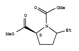 (2S)-(9Ci)-5-乙基-1,2-吡咯烷二羧酸二甲酯结构式_374929-31-4结构式