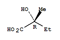 (R)-2-羟基-2-甲基丁酸结构式_37505-02-5结构式