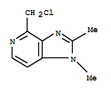 1H-imidazo[4,5-c]pyridine,4-(chloromethyl)-1,2-dimethyl-(9ci) Structure,375352-00-4Structure