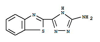 1H-1,2,4-triazol-3-amine,5-(2-benzothiazolyl)-(9ci) Structure,37547-62-9Structure