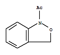 2,1-Benzisoxazole, 1-acetyl-1,3-dihydro-(9ci) Structure,37601-13-1Structure