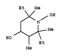 (9Ci)-2,6-二乙基-1-羟基-2,3,6-三甲基-4-羟基哌啶结构式_376588-28-2结构式