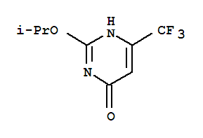 2-(1-Methylethoxy)-6-(trifluoromethyl)-4(3h)-pyrimidinone Structure,37836-80-9Structure