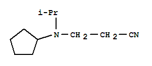 (9Ci)-3-[环戊基 (1-甲基乙基)氨基]-丙腈结构式_380222-28-6结构式