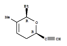 2H-pyran,2-ethyl-6-ethynyl-5,6-dihydro-3-methyl-,(2r,6r)-(9ci) Structure,380355-92-0Structure