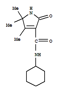 1H-pyrrole-3-carboxamide,n-cyclohexyl-2,5-dihydro-4,5,5-trimethyl-2-oxo- Structure,380661-15-4Structure