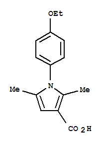 1-(4-Ethoxyphenyl)-2,5-dimethyl-1h-pyrrole-3-carboxylic acid Structure,3807-59-8Structure